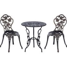 Bild für Outsunny Balkonset Sitzgruppe Balkonmöbel Set Garnitur, (Gartenset, 3-tlg, Gartenmöbel)