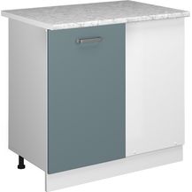 Bild für Eckunterschrank R-Line Blau-Grau 86 cm 