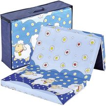 Bild für Bambini klappbare Reisebettmatratze Reisematratze 120x60 cm Schaf