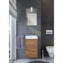 Bild für badselekt Badezimmermöbel-Set 3-teilig Eiche hell Gästebad-Set mit Unterschrank