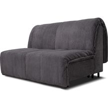Bild für Vitalispa Sofa Dunkelgrau 148 cm mit Schlaffunktion