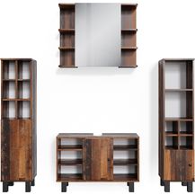 Bild für Badmöbel-Set Fynn Eiche rustikal 4 Teile