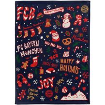 Bild für Wohndecke FC Bayern München I Kuscheldecke I Sofadecke Winter 150x200 cm I Navy
