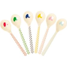 Bild für rice Eislöffel Rice Teelöffel 6er Set mit Herz Print