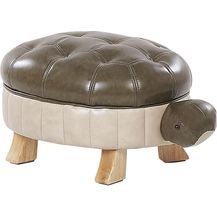 Bild für Beliani Pouffe pet green eco-leather TURTLE