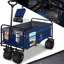 Bild für KESSER® Bollerwagen faltbar mit Breite Reifen Handwagen Transportkarre Gerätewagen 
