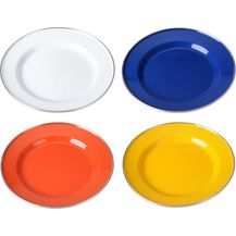 Bild für Kinderteller emailliert 20 cm blau