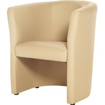 Bild für Soennecken Sessel Kunstleder 690x770x630mm beige