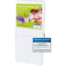 Bild für Babymatratze Schaumkernmatratze Comfort 7 cm 40 x 90 cm weiß