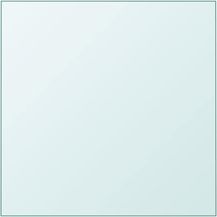 Bild für vidaXL Tischplatte Transparent 40x40 cm Hartglas 345071