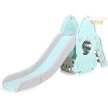 Bild für Baby Vivo 'Kinderrutsche / Rutsche mit Basketballkorb', ca. 220 x 50 x 106 cm (LxBxH)