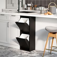 Bild für Mülltrennschrank Sollentuna Schwarz