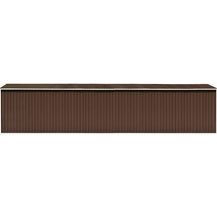 Bild für vidaXL Gerätehaus Braun 257x990x181 cm Verzinkter Stahl 47039