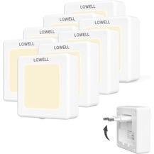 Bild für LQWELL LED Steckdosenleuchte Nachtlicht Steckdose Faltbar mit Dämmerungssensor