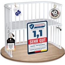 Bild für Babybay 'Maxi' Beistellbett Buche seidenmatt weiß