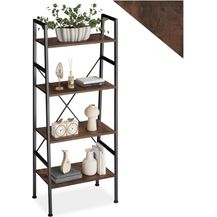 Bild für tectake Leiterregal Stufenregal Newcastle 57,5 x 35,5 x 139cm