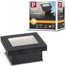 Bild für Paulmann 94578 Solar LED Bodeneinbauleuchte Domenic 80mm IP67 3000K Schwarz