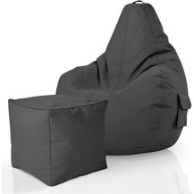 Bild für Green Bean® Bean Bag-Sitzsack + Hocker