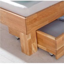 Bild für Eiche Massivholz Futonbett AOSTA-13 180x200 cm