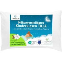 Bild für Third of Life Baumwollkissen TILLA Kinderkissen ab 2 Jahren (40×60)