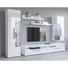 Bild für INOSIGN Wohnwand India,Breite 245cm moderne Mediawand ohne Beleuchtung, Anbauwand (Set,5-St, 1xVitrine,1xHängevitrine,1TV-Schrank,2xWandregal)