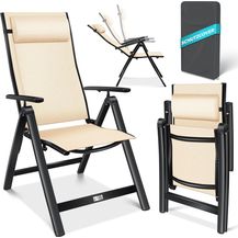 Bild für KESSER® Gartenstuhl Hochlehner mit Armlehnen 