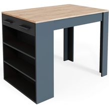 Bild für Esszimmertisch Repose Anthrazit/Goldkraft Eiche 67 x 100 cm Vicco