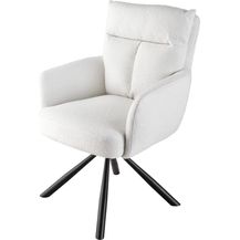 Bild für riess-ambiente Polsterstuhl BIG GEORGE weiß / schwarz (Einzelartikel, 1 St)