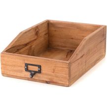 Bild für DESIGN DELIGHTS Aufbewahrungsbox DOKUMENTENABLAGE "CARTA", Altholz massiv, 33x24x12 cm (TxBxH)