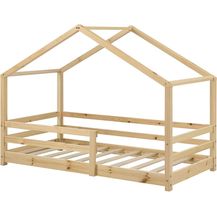 Bild für en.casa Hausbett 70x140 cm Natur