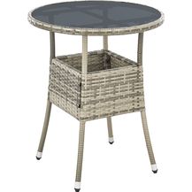 Bild für Juskys Polyrattan Gartentisch Yoro wetterfest
