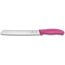 Bild für Victorinox Brotmesser 21cm pink Wellenschliff