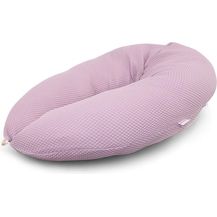 Bild für HOBEA-Germany Stillkissen XXL Lagerungskissen Schwangerschaftskissen Seitenschläferkissen groß (Waffelmuster Mauve, Stillkissen)