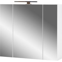 Bild für Germania Spiegelschrank 2754-84, in Weiß, mit LED-Beleuchtung, 76 x 71 x 23 cm (BxH xT)