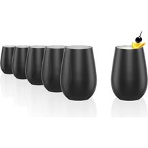 Bild für Stölzle Lausitz ELEMENTS Becher 465 ml schwarz-silber 6er Set