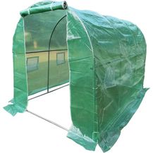 Bild für Gewächshaus Bogendach Treibhaus Foliengewächshaus Folien-Tunnel grün 3x2x2m
