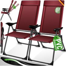 Bild für KESSER® 2er Set Gartenstuhl Hochlehner