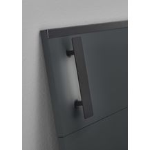 Bild für Bettanlage >Tilburg< inkl. Beleuchtung, in GRAPHIT