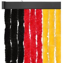 Bild für Flauschvorhang 56x185 Unistreifen schwarz