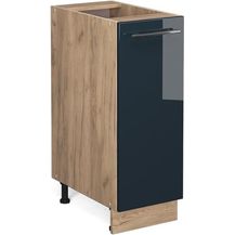 Bild für Apothekerschrank Fame-Line Dunkelblau Hochglanz 30 cm ohne Arbeitsplatte Vicco