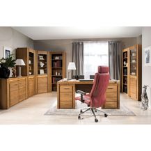 Bild für 99rooms Vittorio Wohnzimmerset II Massivholz Eiche Rustikal mit LED-Beleuchtung