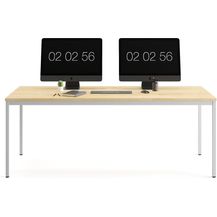 Bild für Furni24 Rechteckiger Universaltisch mit laminierter Platte Eiche 120 x 80 x 75 cm