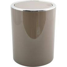 Bild für MSV Bad Serie "ASPEN" Design Kosmetikeimer Bad Treteimer Schwingdeckeleimer Abfallbehälter mit Schwingdeckel 6 Liter (ØxH)