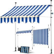 Bild für KESSER® Klemmmarkise mit Handkurbel & LED Lichterkette 
