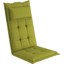 Bild für sunnypillow Hochlehnerauflage Gartenstuhlauflagen mit abnehmbarem Kopfpolster 120x50x9 cm, (1 St)