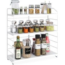 Bild für AIRUJIA Gewürzregal Metall 3 Ebenen Verstellbar Küchenregal Organizer Küche Bad