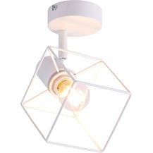 Bild für ZMH Schwarzer Deckenstrahler E14 350° Verstellbare Deckenlampe Vintage Metall Wohnzimmer