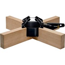 Bild für KRINNER Design Weihnachtsbaum Christbaumständer Kopenhagen Eiche/schwarz 50 cm inkl. Fußpedal-und Einseiltechnik für Baumhöhe bis 2,5m