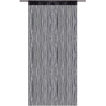 Bild für Fadenvorhang Lurex- Optik Fadengardine mit Stangendurchzug Türvorhang, attraktiv und modern in vielen verschiedenen Ausführungen erhältlich (schwarz