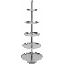 Bild für Koopman Etagere Servierständer XXL 170 cm Design Tortenständer Dekoration, Aluminium, (1-tlg)